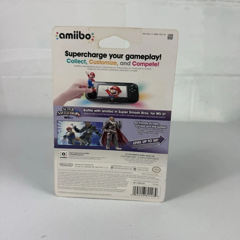 Nintendo Amiibo Super Smash Bros. Ganondorf Sealed & New in Box